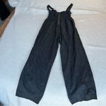 Universal Threads Universal Thread Black 100% Cotton Cinched Waist Straight Leg Jumpsuit Small EUC Photo 7