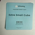 EzPacking Extra Small Cube Maroon Clear Travel Organizer Red Photo 2