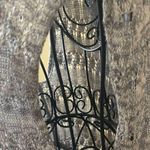 Oddy Boho Sheer Knitted Hooded Long Poncho Size Small​​​ Photo 2