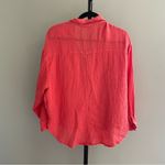 Urban Outfitters Out From Under Pink Gauzy Cotton Button Up Shirt Size Small Photo 1
