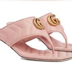 Gucci Double G Thong Sandal Mules Perfect Pink Photo 0