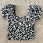 Abercombie Athletics Blue and white top Photo 0