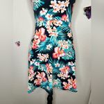 PINK - Victoria's Secret  Tropical Print Cut Out Back Dress Size Small Photo 3