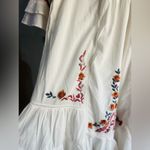 Free People  Pavlo embroidered Ivory Babydoll Tunic Dress SZ Med Photo 8