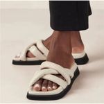 ALOHAS 🆕  Slip-on Cross Ivory women’s sandal women’s EU 37 Revolve‎ Photo 5