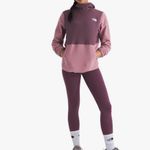The North Face Glacier Fleece Colorblock Hoodie - Midnight Mauve Purple - Large Photo 9