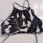 Tommy Bahama High Neck Halter Bikini Top, Lace up Back– Tropical Floral – XS Photo 0