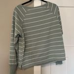 Stars Above  Green Striped Sweatshirt Photo 2