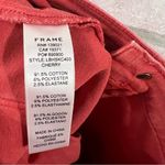 frame denim LeBardot Skinny Ankle Jeans in Cherry Size 26 Photo 9