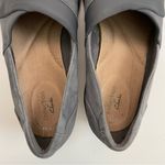 Clarks Loafer Slip On Wedge Platform Sharon Pump Lightweight Comfort Travel Grey Photo 4