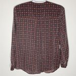 Liz Claiborne  oriental print silk blouse size 4p Photo 1