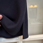 Jason Wu Collective Chic Navy Cold Shoulder Blouse Top Feminine Size 2 XS Photo 7