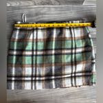 Green and Brown Pencil Mini Skirt for Casual Wear Size L Photo 5