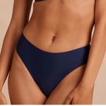 Summersalt  Deep Blue High Cut Mid Rise Bikini Bottom NEW Size 6 Photo 0
