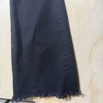 Ymi Black High-Rise Flare Jeans | Size 9/29 | Raw Hem Distressed Denim Photo 3