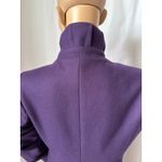 J.Crew Uptown Dress Purple coat pleated stand collar preppy size 2 Photo 6