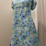 Urban Outfitters VTG 90s Life Blue Spring Floral Short Sleeve Mini Dress - L Photo 12