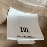 EXPRESS Size 10L Cream Dress Pants With Front & Back Pockets. Preloved Photo 5