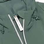 Fabletics Hardshell Jacket size M Green Hooded Athleisure Photo 4