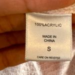 New York And Company Knit Pink Sweater Top Small Photo 4