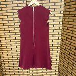 Ted Baker  Dresses Jasmint Burgundy Scalloped Overlay Dress Size 1‎ (size 4) Photo 3