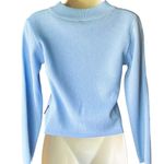 NWOT ~ COULOIR Wool Light Blue Mock Turtleneck Sweater ~ Women's Size SMALL Photo 2