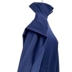 Addison Bay  Womens Quarter Zip Layered Shoulder Poplar Pullover Navy Medium NWT‎ Photo 4