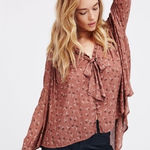 Free People Free‎ People Modern Muse retro 70s Blouse Photo 0