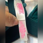 PINK - Victoria's Secret Victoria's Secret PINK Velvet Triangle Bralette in green. Photo 12