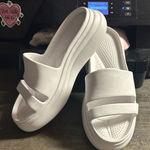 Rag and Bone  Brixley Platform Cushioned Slide Slip-on Sandals White Size 36 Photo 0