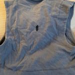 Blue Sleeveless Zip Photo 1