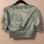 Nasty Gal  seaform green blouse size 4 NWOT #6 Photo 6