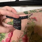 Vintage Y2K Cottagecore Floral 100% Silk Skirt Pink Size 0 Photo 7