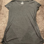 Athletic Works Gray  V-Neck T-shirt Photo 0