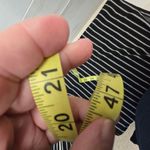 ZARA {S} Asymmetrical Striped Dress Black White Photo 11