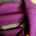 New York & Company Deep Purple Turtle Neck Sweater Purple Photo 5