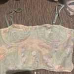 Blue Blush corset style top Photo 0