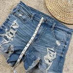 American Eagle  Women’s Ne(x)t Level High Rise Shortie Denim Shorts 3.5” Size 12 Photo 16
