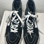 Vans  Sk8-Hi Black‎ Sneakers Women's High Top Skate Shoes Classic Style Size 8 Photo 2