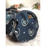 Victoria's Secret Pink Weekender Duffle Bag Y2K Vintage Barbiedoll Blue Photo 6
