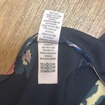 Victoria's Secret XS Navy Blue Multicolor Floral Satin Open Kimono Lace Robe Photo 5