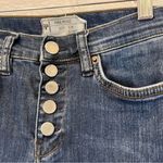 Free People  W24 Reagan Distressed Raw Hem Button Fly Skinny Jeans Photo 3