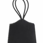 Vintage beaded satin mini box bag Black Photo 1