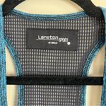 NWT Lanston Sport Sheer Mesh Back Tank Top in Teal Heather Estimated XS Blue Photo 2