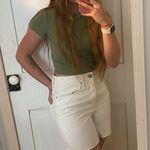 Urban Outfitters BNWT  bdg 90s long inseam white shorts  Photo 0