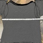 Westbound  Stripe Boatneck Sleeve Pocket Blouse 2X Photo 7