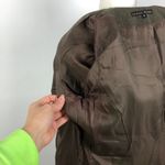 Vintage Jenne Maag Equestrian Wool Blend Blazer with Leather Trim Small Photo 15