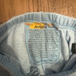 Aviator Nation Light Blue Smiley Face  Sweatpants Photo 2