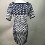 Charming Charlie  sweater fitted dress Size Small blue white Photo 6