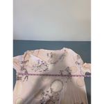 Soma nightgown size L pink with allover print cotton v neck short sleeve Size L Photo 5